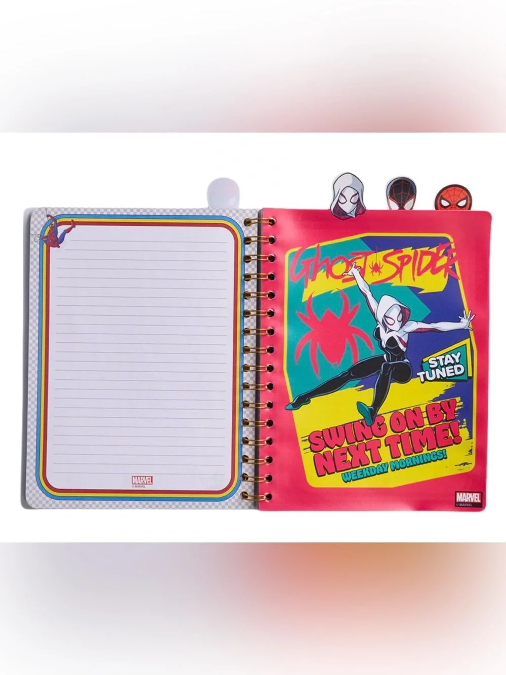 New Spider-Man 4-Tab Spiral Notebook & Pen Set